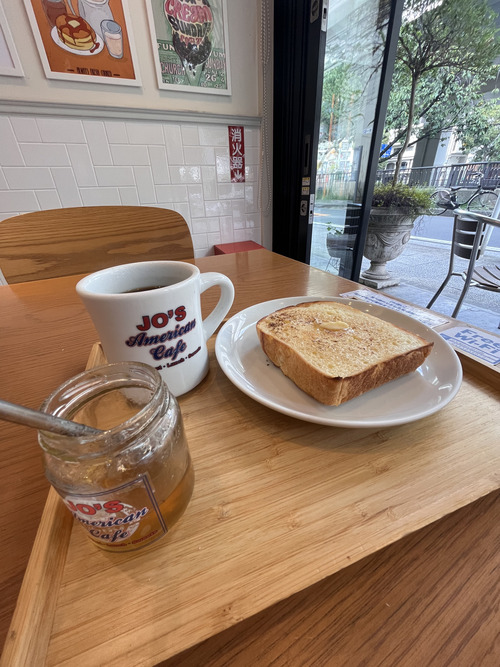 JO’S American Cafe　厚切りハニーバタートースト